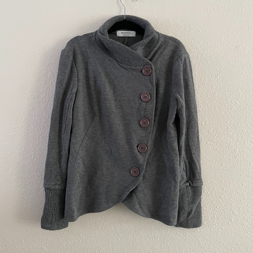 Bailey 44 Gray Crossbody Sweater